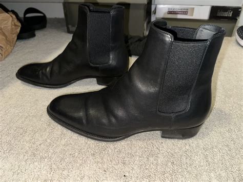 ysl cowboy review|[Review] Saint Laurent Paris 30mm Wyatt Chelsea boot in black .